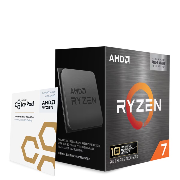 Procesador AMD Ryzen 7 5800X3D sin disipador y sin graficos socket AM4 8Core 3.4Ghz 105w Zen 3 100-100000651POF