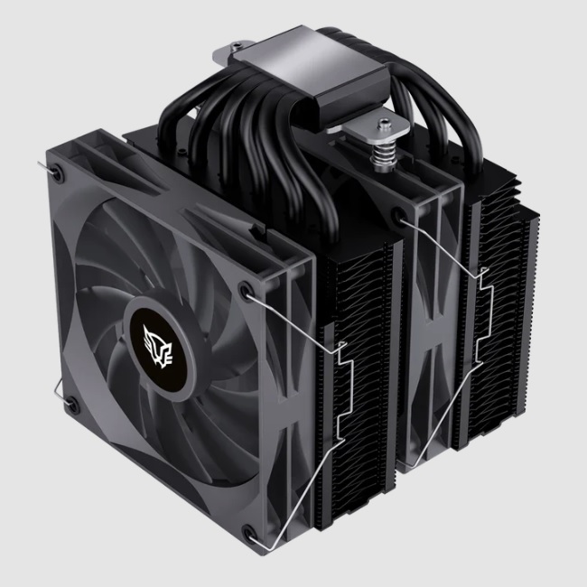 Enfriamiento de Aire Balam Rush Heliux Expert HEX90 Negro 6 Pipas TDP 295 W Legend