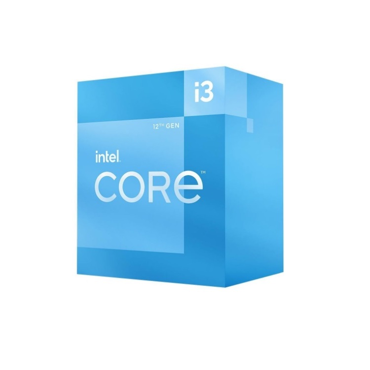 Procesador Intel Core i3-12100 SIN EMPAQUE con disipador y graficos LGA 1700 12a Gen 4Core 3.3Ghz 60w Tray OEM