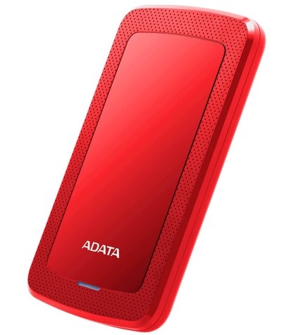 HD EXT 1 TB ADATA 2.5 USB 3.1 HV300 SLIM COLOR ROJO  AHV300-1TU31-CRD