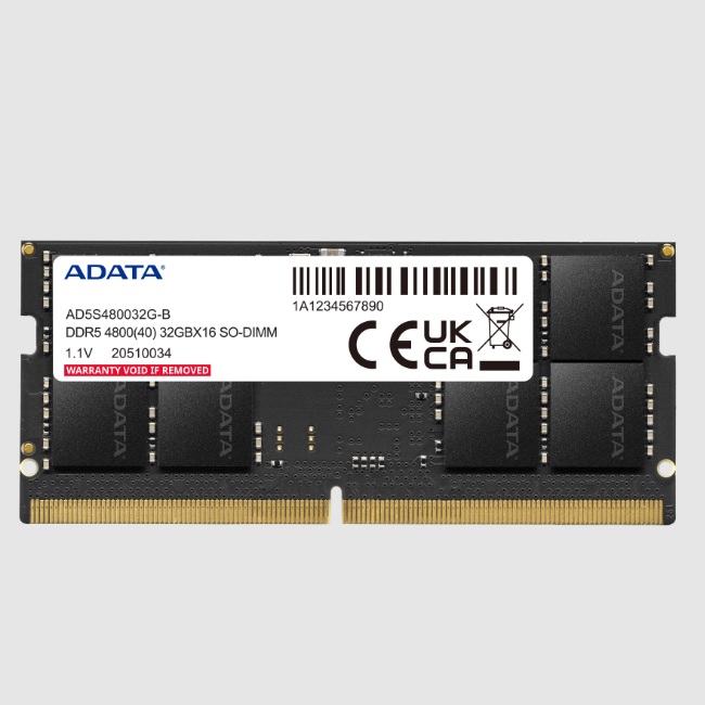 Sodimm ADATA 16GB DDR5 5600Mhz AD5S560016G-S