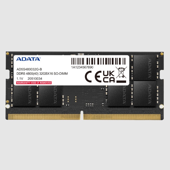 Sodimm ADATA 32GB DDR5 4800Mhz AD5S480032G-S