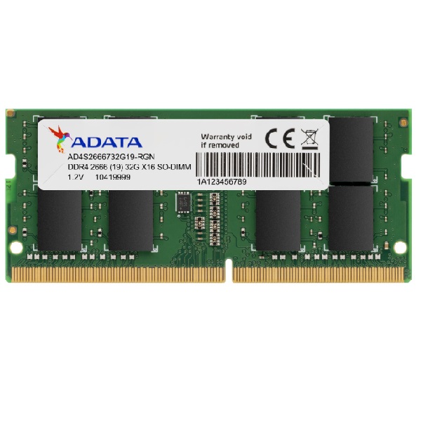 Sodimm ADATA 8GB DDR4 2666Mhz CL 19 AD4S26668G19-SGN