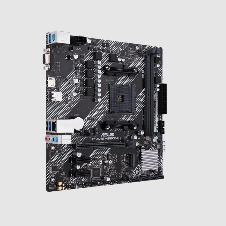 Tarjeta Madre ASUS PRIME A520M-K/CSM Socket AM4  4xUSB 3.2  2xUSB 2.0  3xAudioJack  1xHDMI  2xDIMM DDR4
