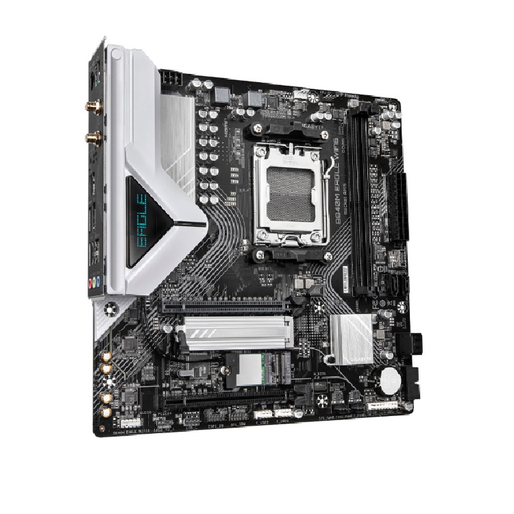 Tarjeta Madre Gigabyte B840M EAGLE WIFI6 AMD Socket AM5 2xDDR5 1xHDMI 1xDP 1xRJ45