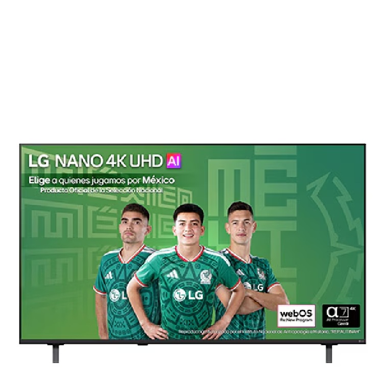 Pantalla Smart TV LG NU850 NANO 55 pulg 4K WebOs 26 Netflix  Disney  HBO HDMI USB