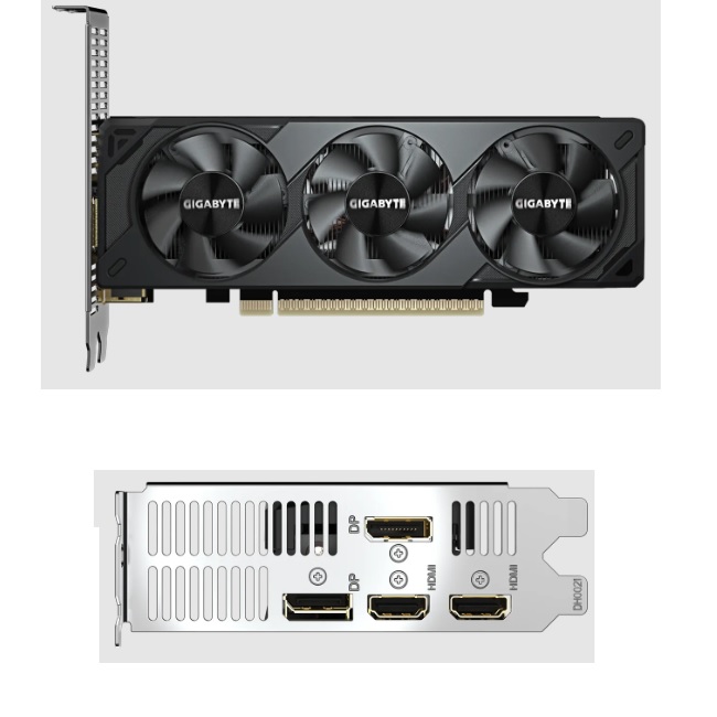 Tarjeta de Video Gigabyte 8GB GeForce RTX 5050 2587mhz 3xFAN GDDR6 1xDP2.1 1xDP1.4 2xHDMI  GV-N5050OC-8GL