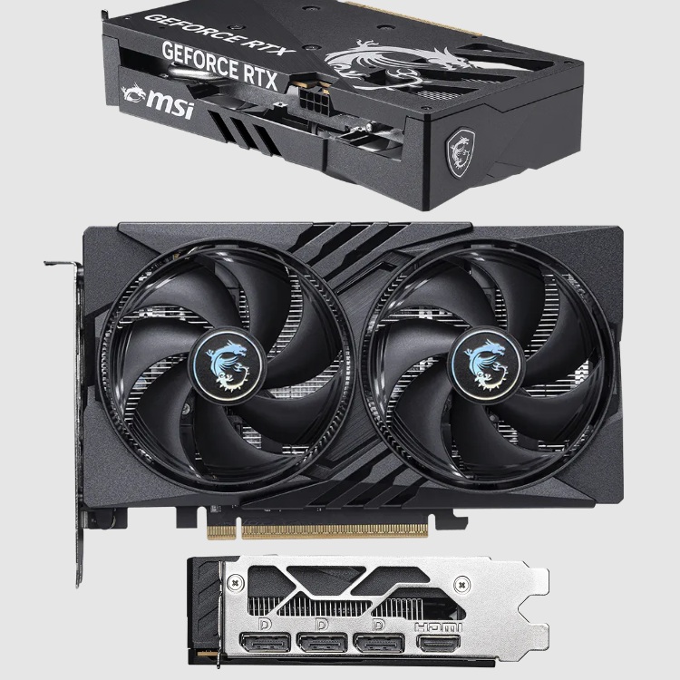 Tarjeta de video MSI 8GB GeForce RTX 5050 GAMING OC 2xFAN GDDR6 1xHDMI 3xDP RTX 5050 8G GAMING OC