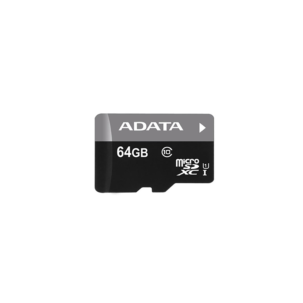 Memoria ADATA 64GB MicroSD Premier con adaptador SD clase10 U1 80MB/s