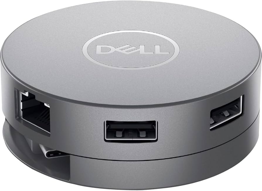 Adaptador Dell USB-C DA-310 7 en 1 1 RJ45 2 USB 1 HDMI 1 USB-C 1 DP 1 VGA