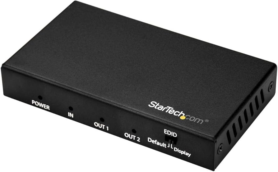 Splitter HDMI Startech 1 Entrada 2 Salidas HDMI 2.0 HDR 4K de 60Hz y audio 7.1 Modelo ST122HD202