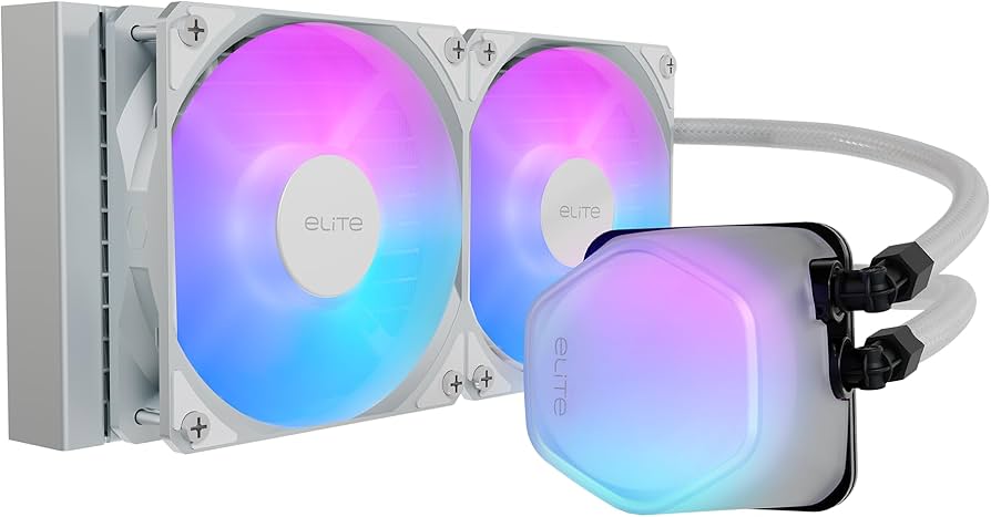 Enfriamiento Liquido Cooler Master MasterLiquid ML240 Illusion Blanco RGB 2*120mm 650-1800RPM