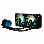 Enfriamiento Liquido Naceb 240MM Artico con iluminacion ARGB moelo NA-0651color Negro