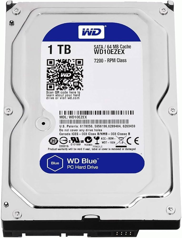 HD 1TB WESTERN DIGITAL MODELO WD10PURZ PURPLE