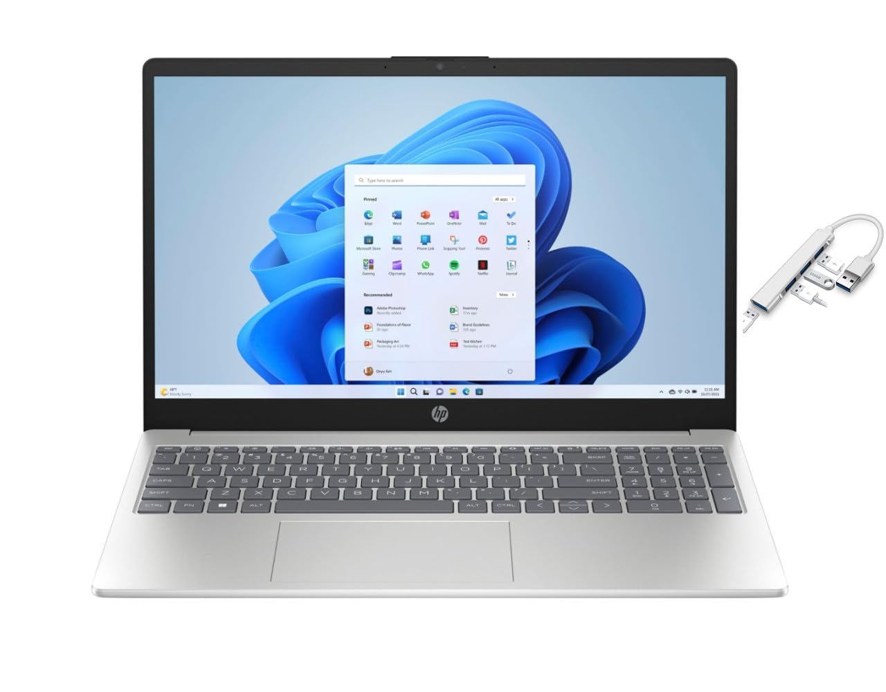 Laptop HP 245 AMD Ryzen 5-7520U 14 pulg 8GB 512SSD  Windows 11 Home Gris