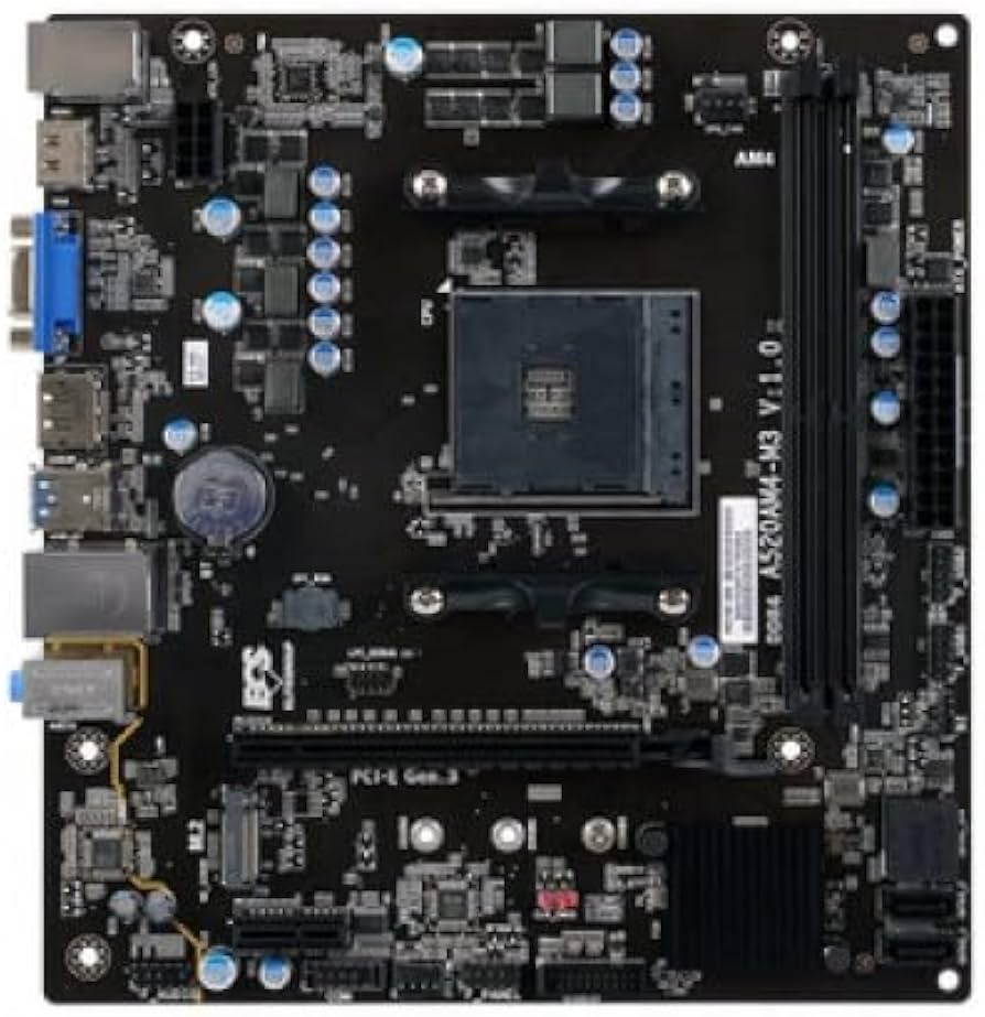 Tarjeta madre ECS A520AM4-M3D socket AM4 2xDDR4 HDMI VGA Micro ATX