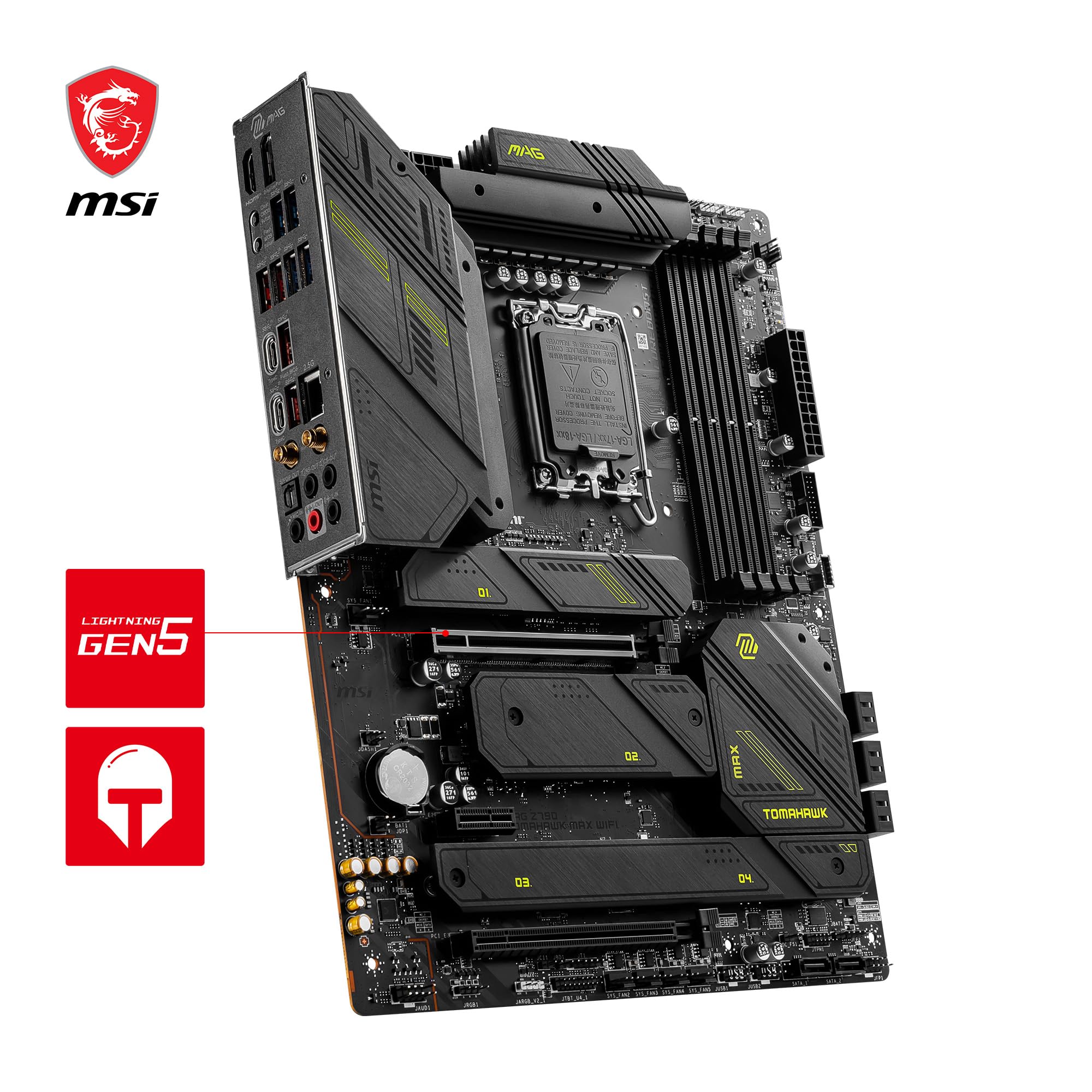 Tarjeta madre MSI MAG Z790 TOMAHAWK Max Wifi socket 1700 12/13/14a Gen 4xDDR5 HDMI DP ATX
