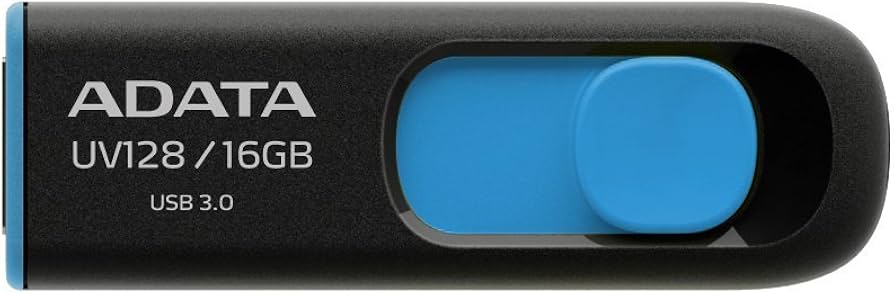 MEMORIA ADATA 128GB USB 3.0 UV128 NEGRA/AZUL