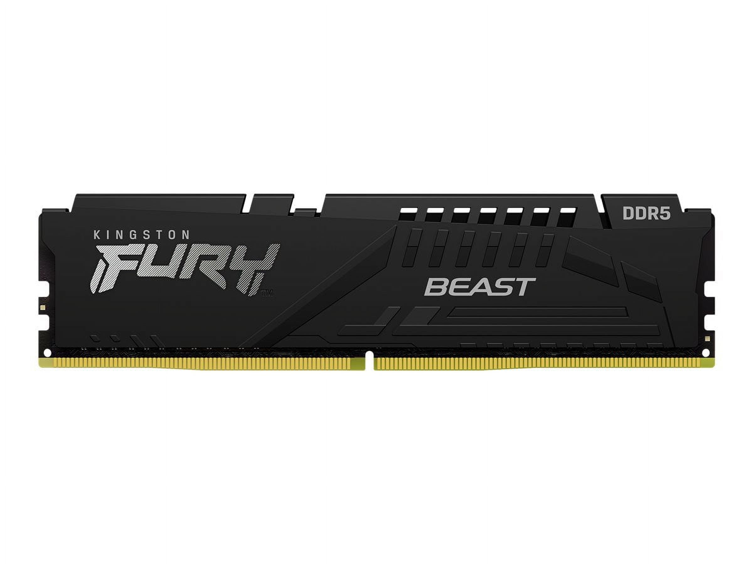 Memoria Kingston 32GB DDR5 6000Mhz Fury Beast Black KF560C36BBE-32