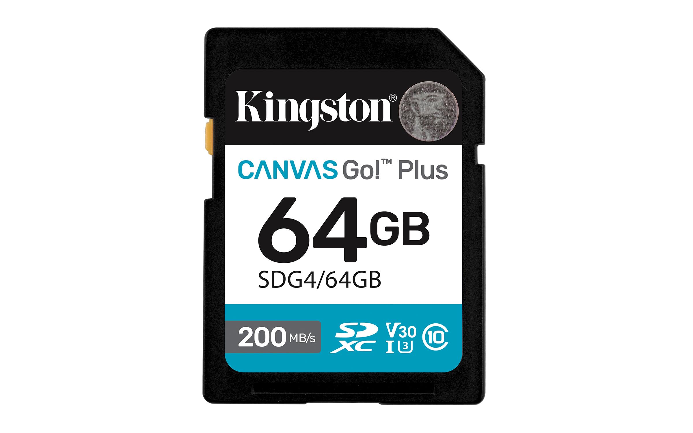 Memoria Kingston 64GB Micro SD Canvas GO Plus Gen4 2A 3U 200Mb/s SDCG4/64GB