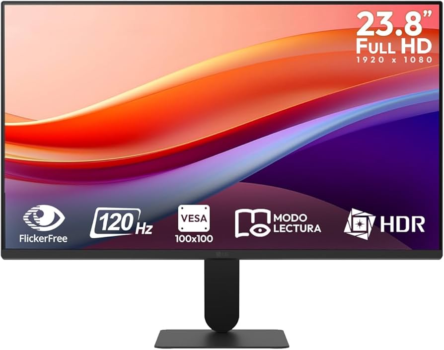 Monitor LG 23.8 pulg 24U411A-B 1920*1080 120Hz HDMI