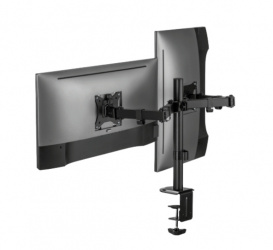 Soporte de Escritorio Acteck Para 2 Monitores Enforce Zone SM490 Soporte VESA de 75x75 100x100
