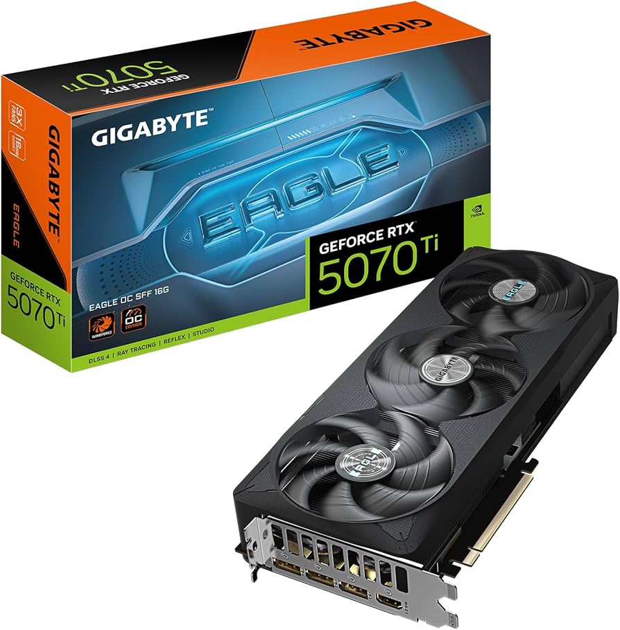 Tarjeta de video Gigabyte 16GB GeForce RTX 5070 Ti GAMING RGB 3xfan GDDR7 DLSS4 OC 1xHDMI 3xDP GV-N5070GAMING OC-16GD