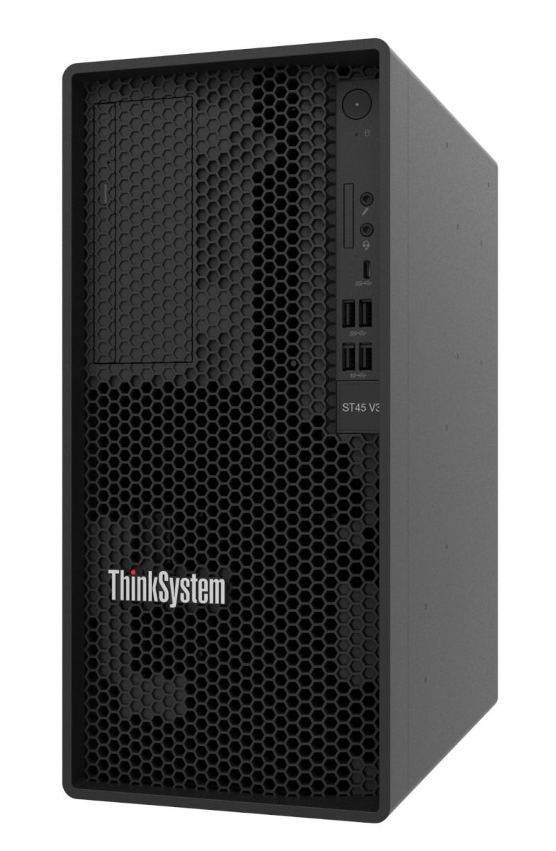 Servidor Lenovo Thinksystem ST45 V3 AMD Epic 4124P 4C 3.8Hz  16GB  2TB 3.5 1ACS